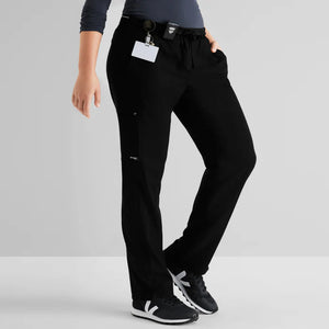 Color: Negro - vista posterior Pantalon Greys Anatomy Kim en Medimed Honduras
