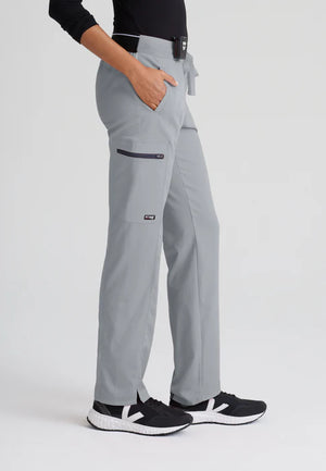 Color: Pewter - vista posterior Pantalon Greys Anatomy Kim en Medimed Honduras
