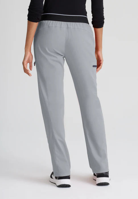 Color: Pewter - detalle Pantalon Greys Anatomy Kim en Medimed Honduras