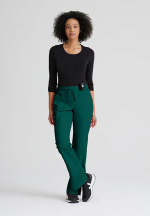 Color: Verde Hunter - vista lateral Pantalon Greys Anatomy Kim en Medimed Honduras