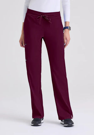 Color: Vino - vista frontal Pantalon Greys Anatomy Kim en Medimed Honduras