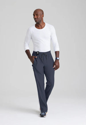 Color: Acero - vista lateral Pantalon Greys Anatomy Hudson Hombre en Medimed Honduras