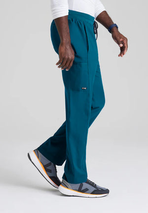 Color: Azul Caribe - vista posterior Pantalon Greys Anatomy Hudson Hombre en Medimed Honduras