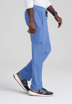 Color: Azul Cielo - vista posterior Pantalon Greys Anatomy Hudson Hombre en Medimed Honduras