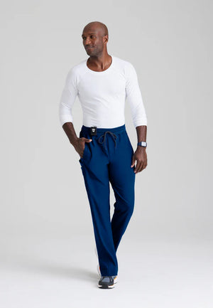 Color: Azul Marino - vista lateral Pantalon Greys Anatomy Hudson Hombre en Medimed Honduras