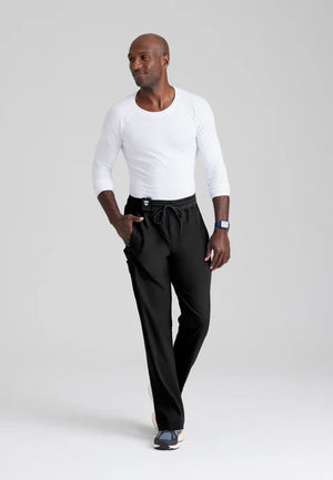 Color: Negro - vista lateral Pantalon Greys Anatomy Hudson Hombre en Medimed Honduras