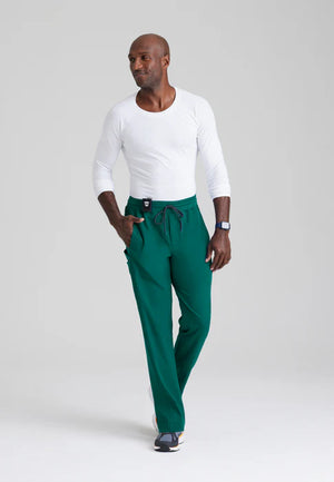 Color: Verde Hunter - vista lateral Pantalon Greys Anatomy Hudson Hombre en Medimed Honduras
