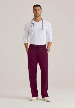 Color: Vino - vista lateral Pantalon Greys Anatomy Hudson Hombre en Medimed Honduras