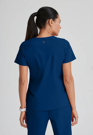 Color: Azul Marino - detalle Camisa Greys Anatomy Emma en Medimed Honduras