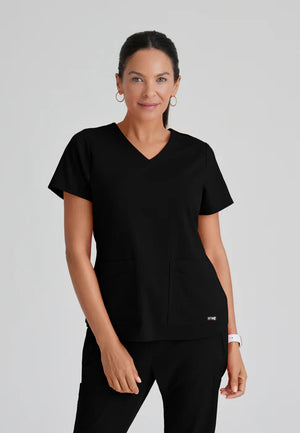 Color: Negro - vista frontal Camisa Greys Anatomy Emma en Medimed Honduras