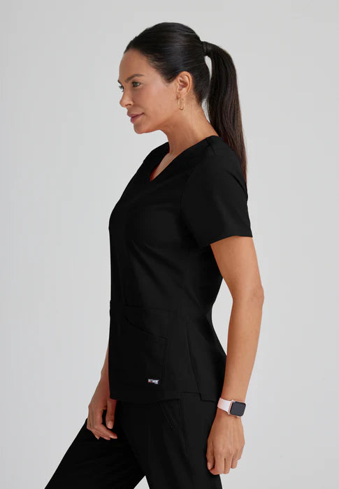 Color: Negro - vista posterior Camisa Greys Anatomy Emma en Medimed Honduras