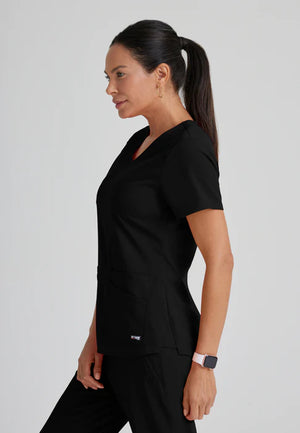 Color: Negro - vista posterior Camisa Greys Anatomy Emma en Medimed Honduras