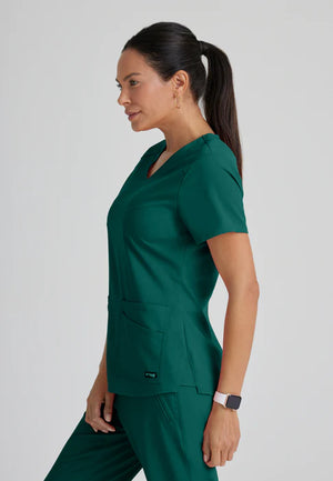 Color: Verde Hunter - vista posterior Camisa Greys Anatomy Emma en Medimed Honduras