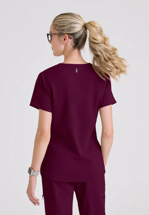 Color: Vino - detalle Camisa Greys Anatomy Emma en Medimed Honduras