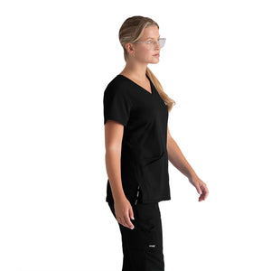 Color: Negro - vista posterior Camisa Greys Anatomy Serena en Medimed Honduras