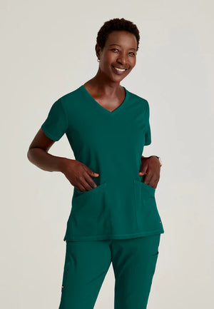 Color: Verde Hunter - vista frontal Camisa Greys Anatomy Serena en Medimed Honduras