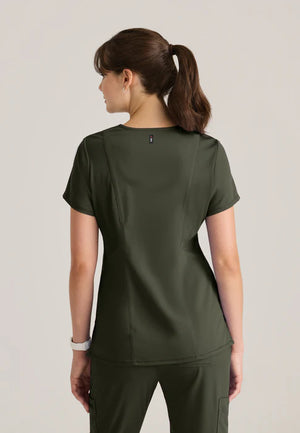 Color: Verde Olivo - detalle Camisa Greys Anatomy Serena en Medimed Honduras