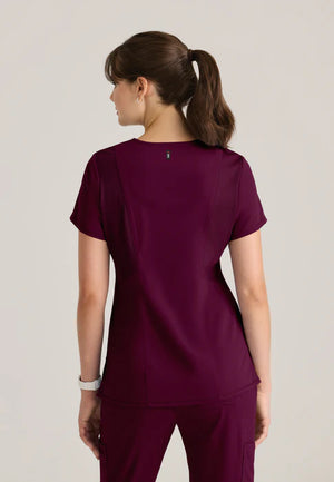 Color: Vino - detalle Camisa Greys Anatomy Serena en Medimed Honduras