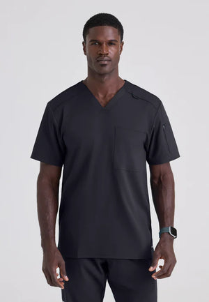 Color: Acero - vista frontal Camisa Greys Anatomy Murphy Hombre en Medimed Honduras