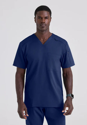 Color: Azul Marino - vista frontal Camisa Greys Anatomy Murphy Hombre en Medimed Honduras