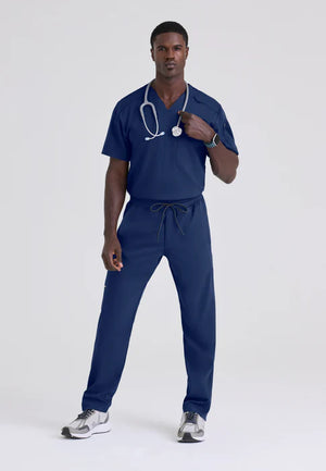 Color: Azul Marino - vista lateral Camisa Greys Anatomy Murphy Hombre en Medimed Honduras