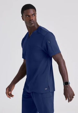 Color: Azul Marino - vista posterior Camisa Greys Anatomy Murphy Hombre en Medimed Honduras