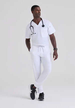 Color: Blanco - vista lateral Camisa Greys Anatomy Murphy Hombre en Medimed Honduras