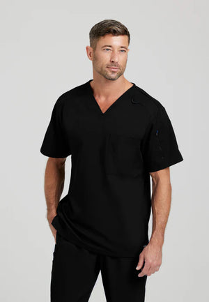 Color: Negro - vista frontal Camisa Greys Anatomy Murphy Hombre en Medimed Honduras