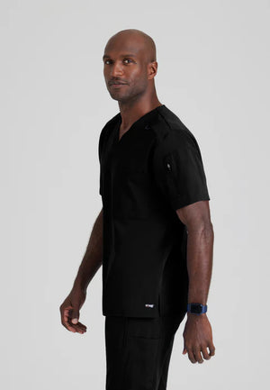 Color: Negro - vista posterior Camisa Greys Anatomy Murphy Hombre en Medimed Honduras