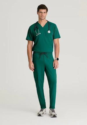 Color: Verde Hunter - vista lateral Camisa Greys Anatomy Murphy Hombre en Medimed Honduras