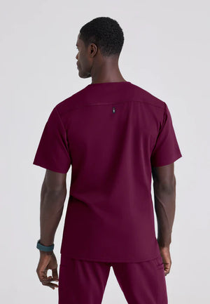Color: Vino - detalle Camisa Greys Anatomy Murphy Hombre en Medimed Honduras
