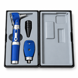 Color: Azul - vista 2 Conjunto Otoscopio Oftalmoscopio Intercambiable Micromedic en Medimed Honduras