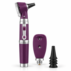 Color: Morado - vista 3 Conjunto Otoscopio Oftalmoscopio Intercambiable Micromedic en Medimed Honduras