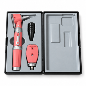 Color: Rosado Perla - vista 2 Conjunto Otoscopio Oftalmoscopio Intercambiable Micromedic en Medimed Honduras