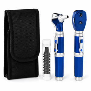 Color: Azul - vista 1 Conjunto Otoscopio Oftalmoscopio Doble Mango Micromedic en Medimed Honduras