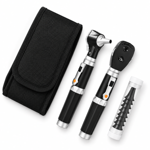 Color: Negro - vista 3 Conjunto Otoscopio Oftalmoscopio Doble Mango Micromedic en Medimed Honduras