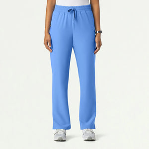 Color: Azul Cielo - vista frontal Pantalon Jaanuu Kerr 365 Tiro Alto en Medimed Honduras