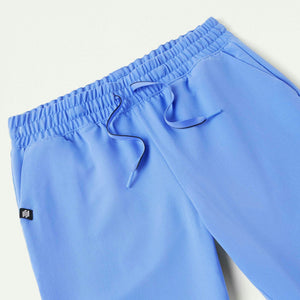 Color: Azul Cielo - detalle Pantalon Jaanuu Kerr 365 Tiro Alto en Medimed Honduras