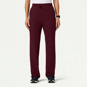 Color: Vino - vista frontal Pantalon Jaanuu Kerr 365 Tiro Alto en Medimed Honduras