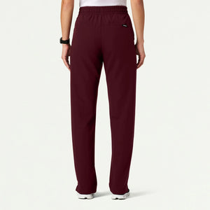 Color: Vino - vista posterior Pantalon Jaanuu Kerr 365 Tiro Alto en Medimed Honduras
