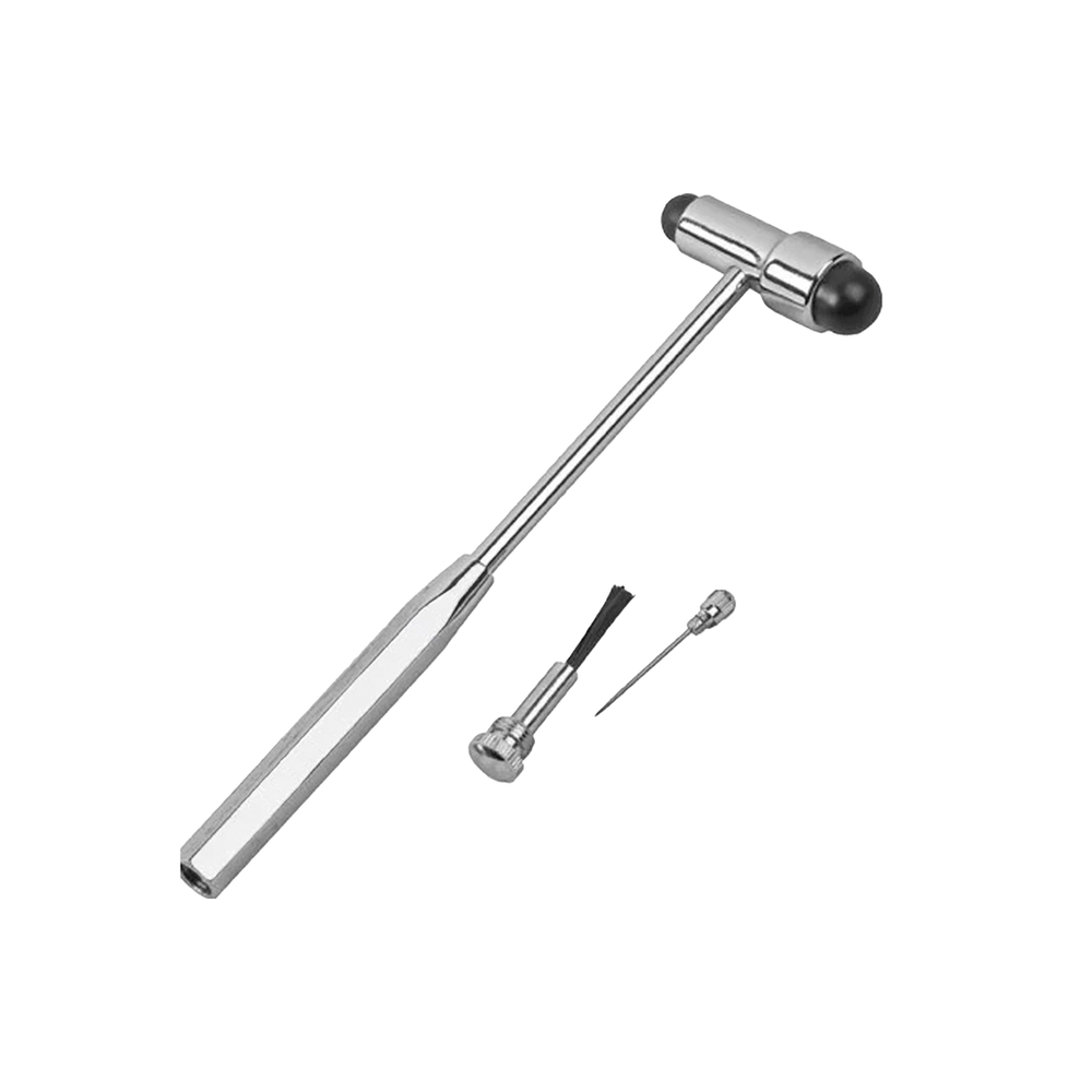 Buck Neurological Reflex Test Hammer with Needle and Brush