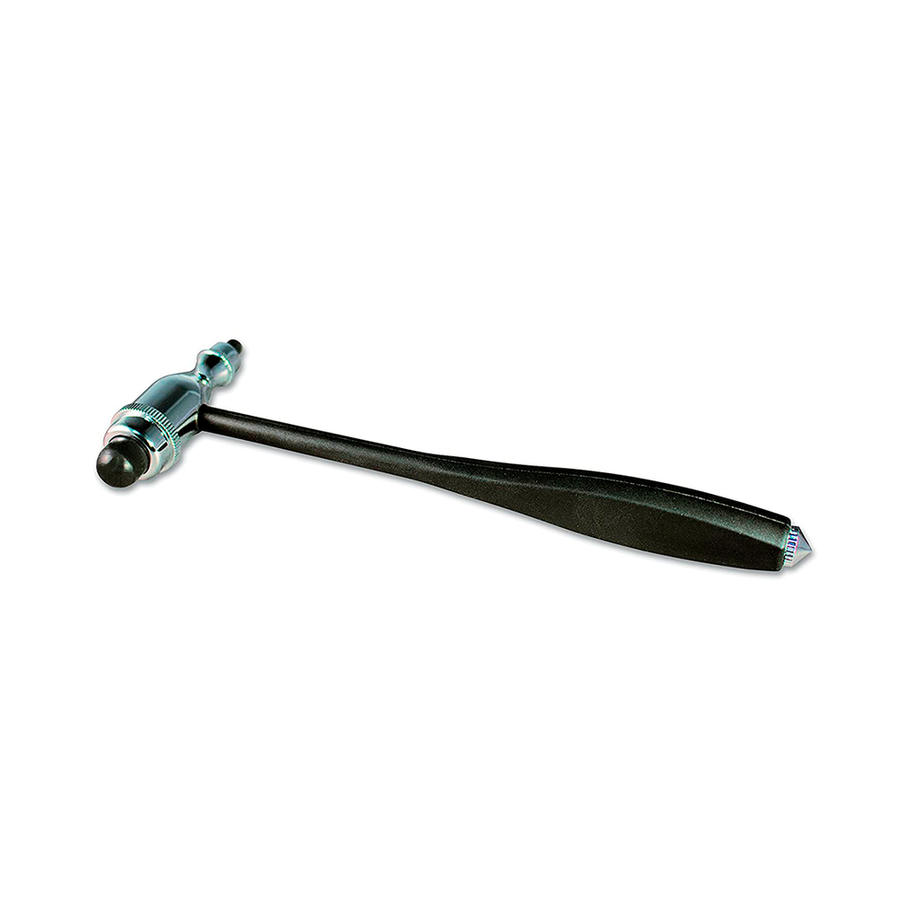 Tromner neurological reflex hammer with integrated brush 