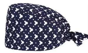 Gorro de quirofano ajustable con banda para el sudor, adecuado para hombres y mujeres
