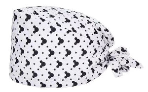 Gorro de quirofano ajustable con banda para el sudor, adecuado para hombres y mujeres