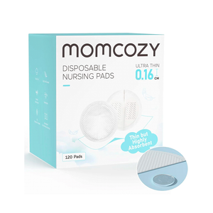 Momcozy Almohadillas de Lactancia Desechables Ultrafinas - Pack de 120 unidades absorbentes y discretas, en Medimed Honduras