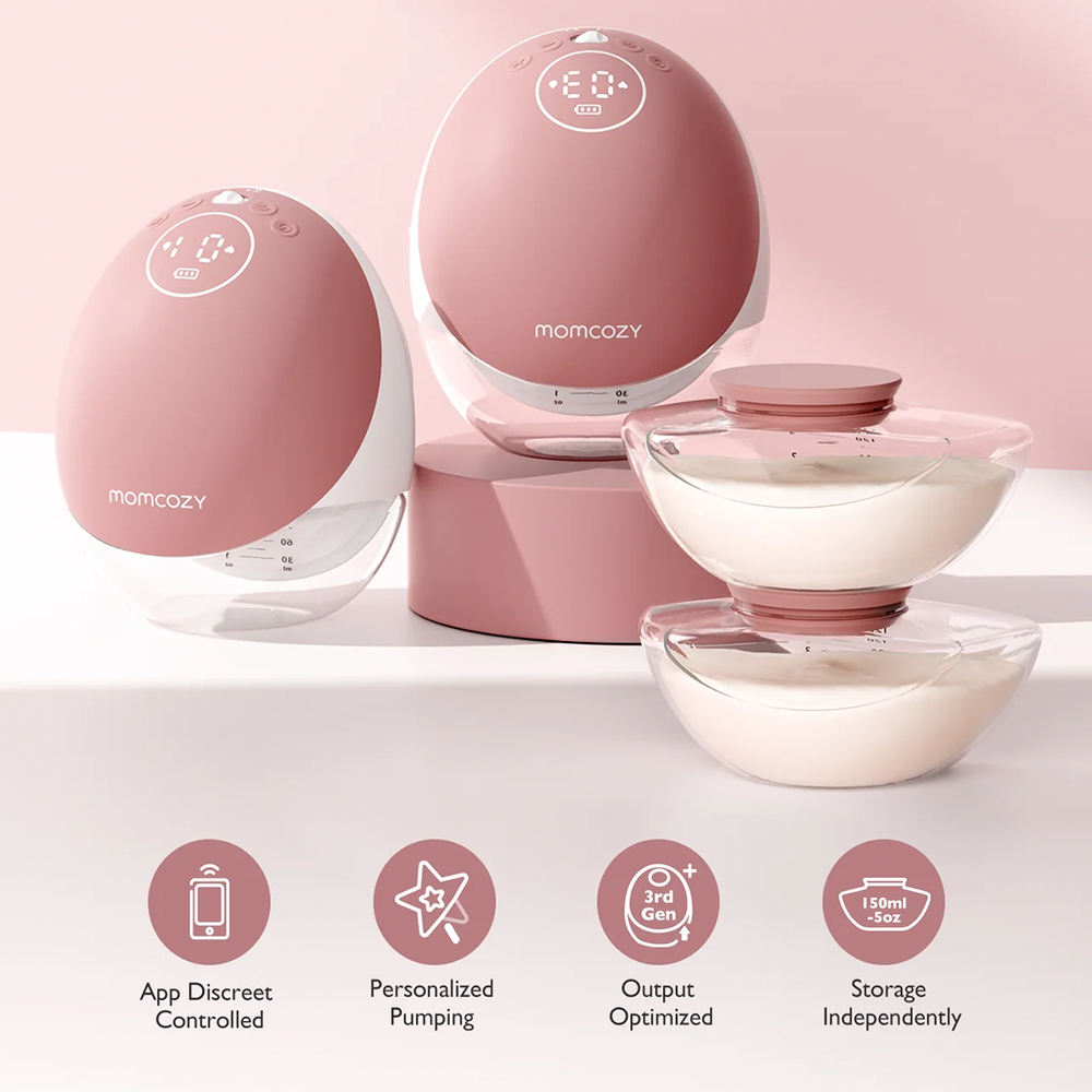 
                  
                    Momcozy Maternidad M9 - Extractor de leche portátil. | Compact Flex™
                  
                