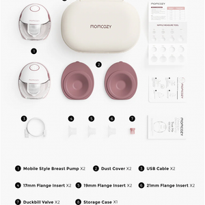 Momcozy M6 Mobile Style - Extractor de leche materna portátil manos libres - Medimed Honduras