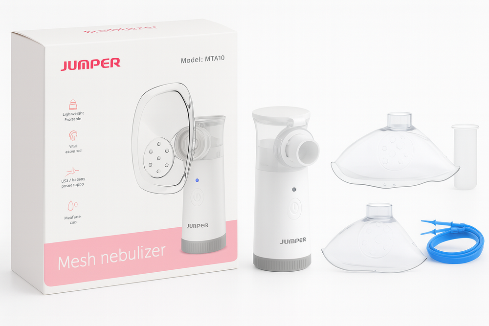 Nebulizador Portátil MTA10 – Tecnología Mesh de Alta Eficiencia