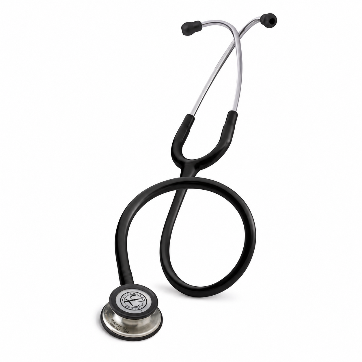 Color: Negro - vista frontal Estetoscopio Littmann Classic III Estandar en Medimed Honduras