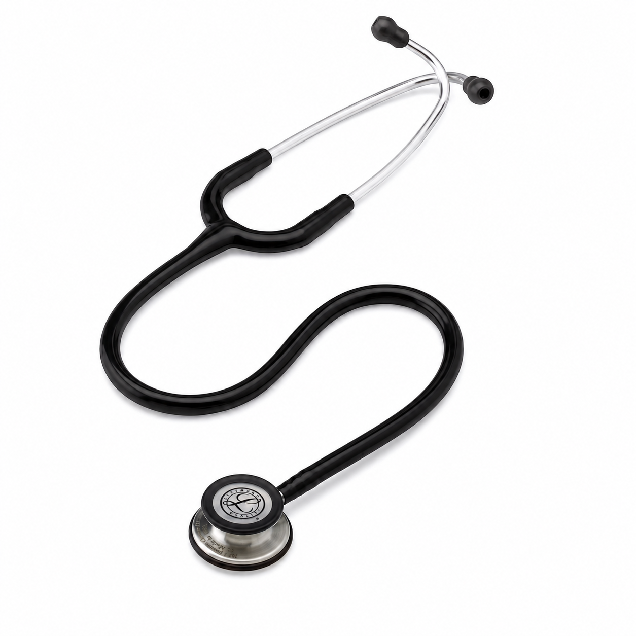 Color: Negro - vista lateral Estetoscopio Littmann Classic III Estandar en Medimed Honduras